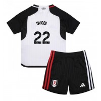 Dětský fotbalový dres Fulham Alex Iwobi #22 2023-24 Domácí Krátký Rukáv (+ trenýrky)